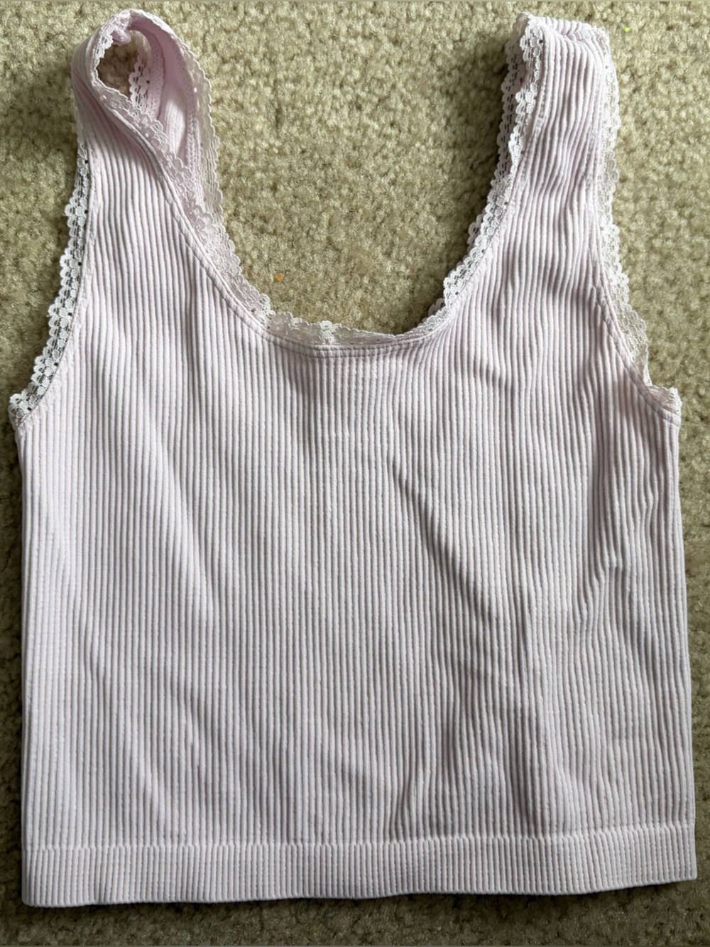 Full Tilt Light Link Lace Cropped Cami